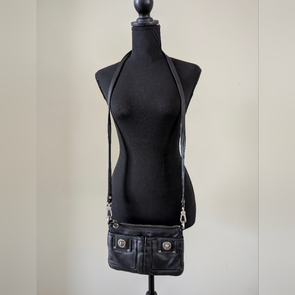 Marc by Marc Jacobs Totally Turnlock Percy Black Crossbody